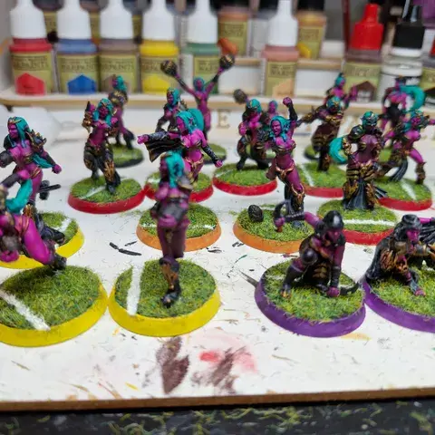 BloodBowl Dark Elves Team